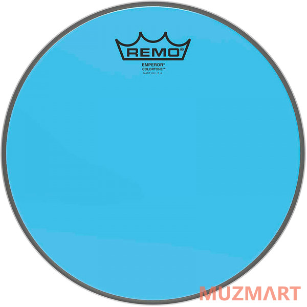 Remo BE-0312-CT-BU Emperor® Colortone™ Blue Drumhead, 12' Цветной двухслойный прозрачный пластик для барабана