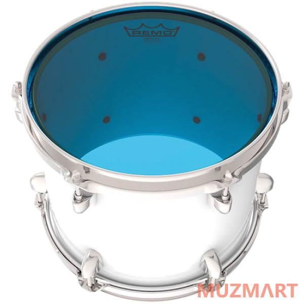 Remo BE-0312-CT-BU Emperor® Colortone™ Blue Drumhead, 12' Цветной двухслойный прозрачный пластик для барабана