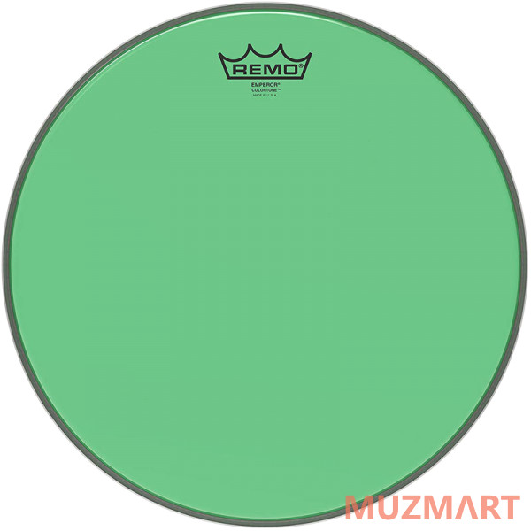 Remo BE-0314-CT-GN Emperor® Colortone™Green Drumhead, 14' Цветной двухслойный прозрачный пластик для барабана 14"