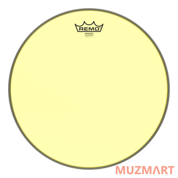 Remo BE-0314-CT-YE Emperor® Colortone™ Yellow Drumhead, 14' Цветной двухслойный прозрачный пластик для барабана