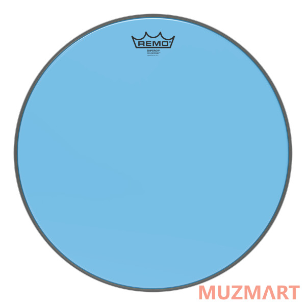 Remo BE-0316-CT-BU Emperor® Colortone™ Blue Drumhead, 16' Цветной двухслойный прозрачный пластик для барабана 16"