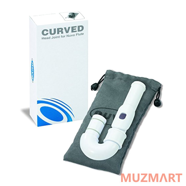 NUVO Curved Head Joint in Tote Bag - White Изогнутая головка флейты