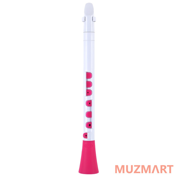 NUVO Dood (White/Pink) Блок-флейта DooD, строй С (до)