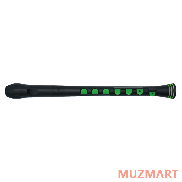 NUVO Recorder+ Black/Green Блок-флейта сопрано, строй - С, немецкая