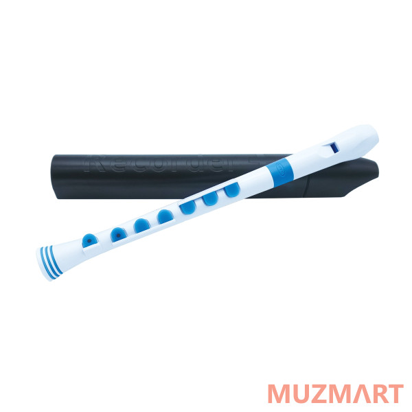 NUVO Recorder+ White/Blue Блок-флейта сопрано, строй - С, немецкая