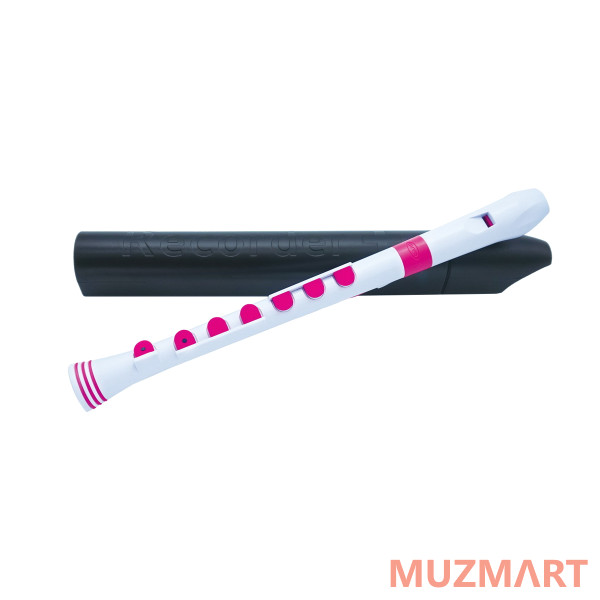 NUVO Recorder+ White/Pink Блок-флейта сопрано, строй - С, немецкая