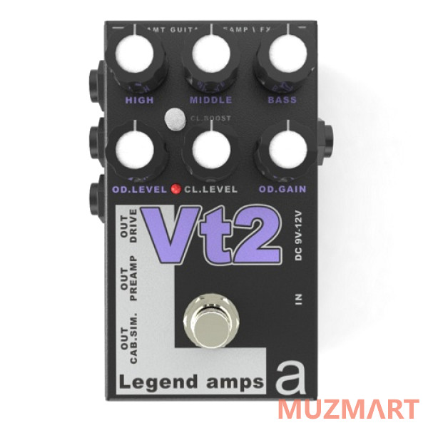 AMT Electronics Vt-2 Legend Amps 2 Двухканальный гитарный предусилитель