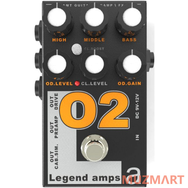 AMT Electronics O-2 Legend Amps 2 Двухканальный гитарный предусилитель