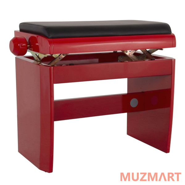 Dexibell Bench Red Polished Банкетка красная полированная