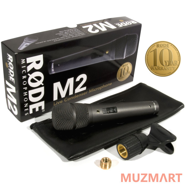 RODE M2 конденсаторный суперкардиоидный микрофон с выключателем