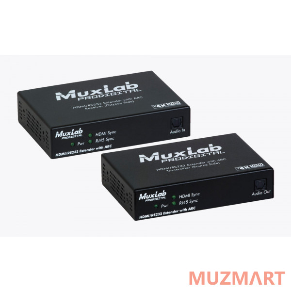 Muxlab 500458-ARC Приемник и передатчик HDMI / HDBT