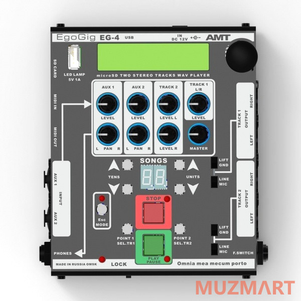 AMT Electronics EG-4 EgoGig 4-х канальный концертный WAV плеер