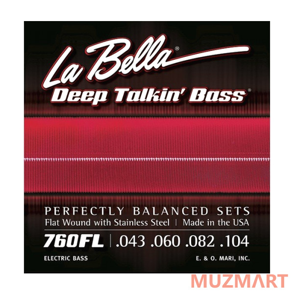 La Bella 760FL Deep Talkin' Bass Струны для бас-гитары
