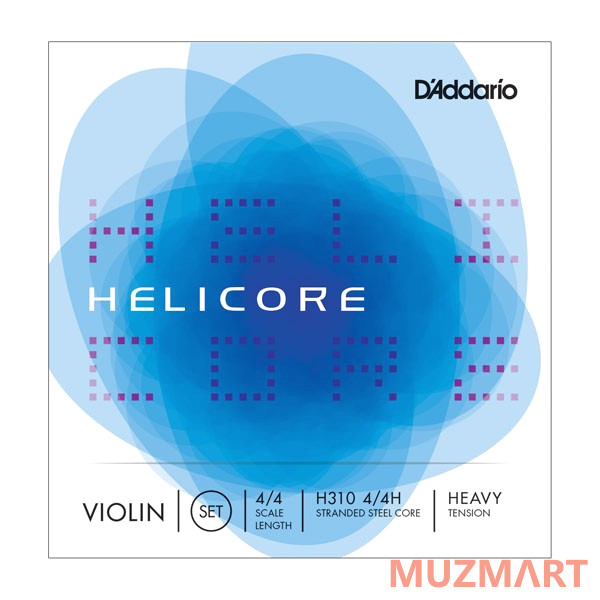 D'Addario H310-4/4H Helicore Комплект струн для скрипки 4/4