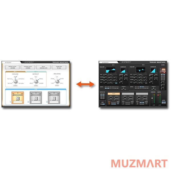 Tascam US-32 USB аудио интерфейс