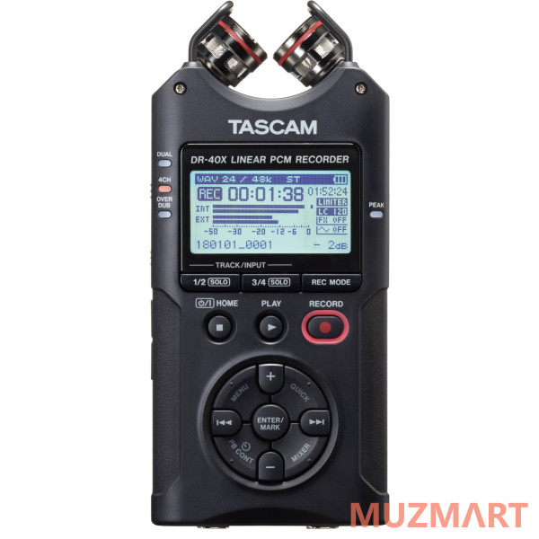 Tascam DR-40X портативный PCM стерео рекордер