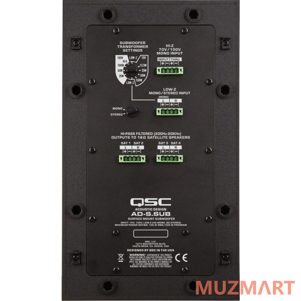 QSC AD-S.SUB Настенный сабвуфер