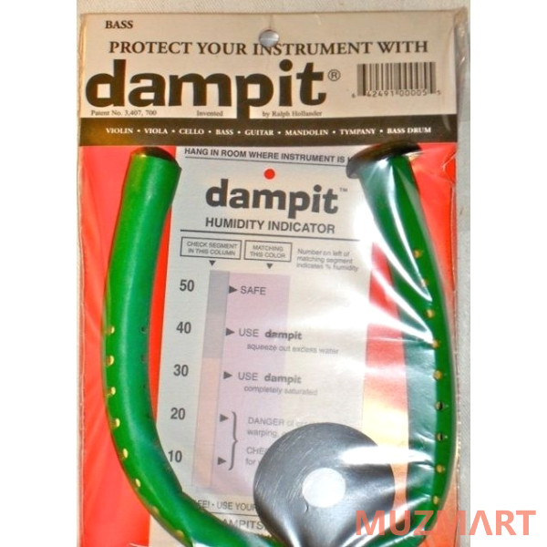 Dampit Humidity Indicator Увлажнитель для контрабаса