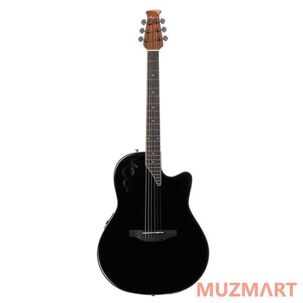 Applause AE44II-5 Mid Cutaway Black Электроакустическая гитара