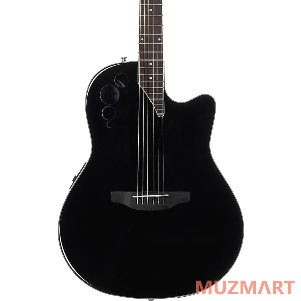 Applause AE44II-5 Mid Cutaway Black Электроакустическая гитара