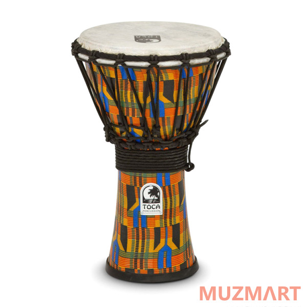 Toca SFDJ-7K Freestyle Kente Cloth Джембе 7"х12"