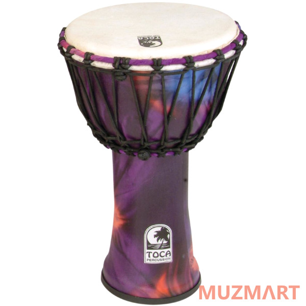 Toca SFDJ-9WP Woodstock Purple Джембе 16 1/2" х 9"