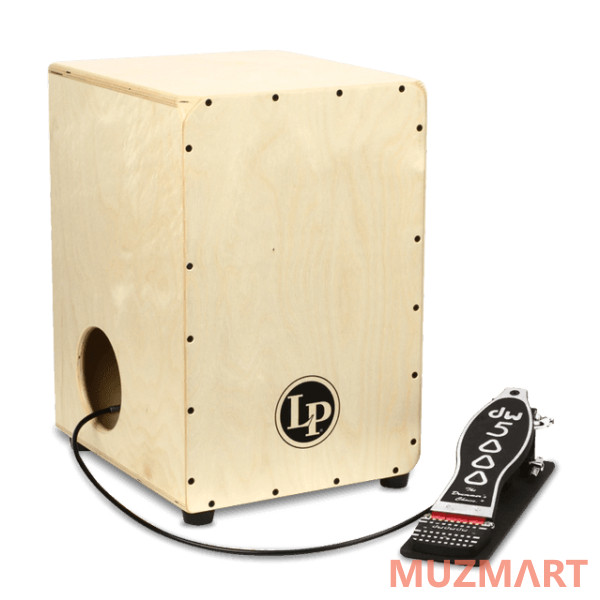 Latin Percussion LP1400NWP 2-Sided Cajon With DW Pedal Кахон