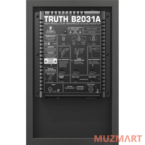 Behringer B 2031A Активные студийные мониторы
