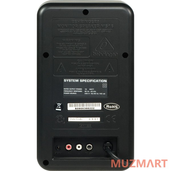 Behringer MS16 Monitor Speakers Активные студийные мониторы
