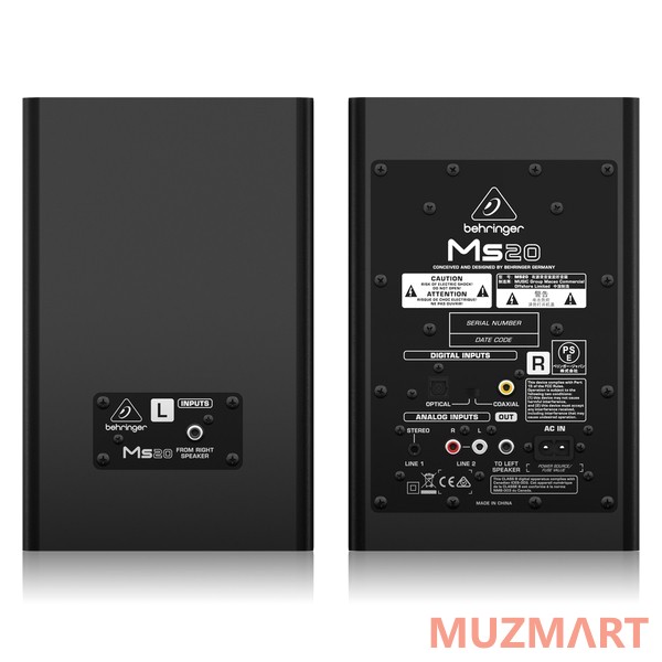 Behringer MS20 Digital Monitor Speakers Активные студийные мониторы