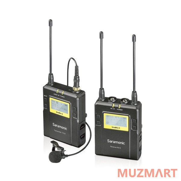 Saramonic UwMic9(TX9+RX9) Накамерная UHF радиосистема