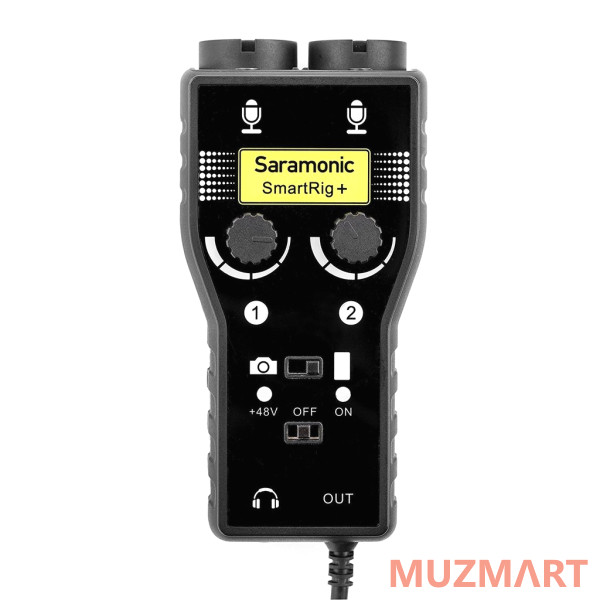 Saramonic SmartRig+ интерфейс для записи звука с микрофона или гитары