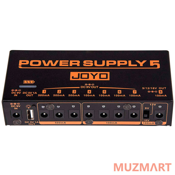 Joyo JP-05 Power Supply 5 Блок питания для педалей эффектов