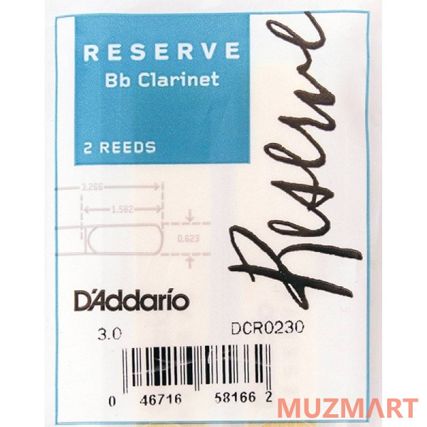 Rico DCR0230 Reserve Трости для кларнета