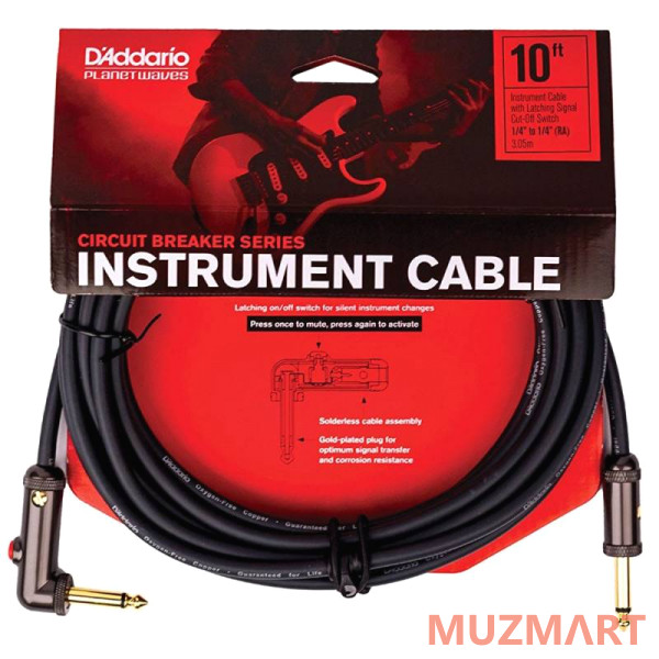 Planet Waves PW-AGLRA-10 Инструментальный кабель
