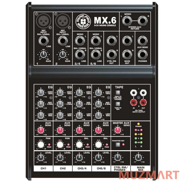 Topp Pro MX.6 Микшерный пульт компактный