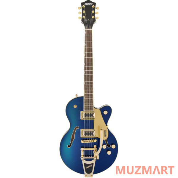 Gretsch G5655TG Electromatic Center Block Jr. Single-Cut with Bigsby, Azure Metallic Полуакустическая электрогитара