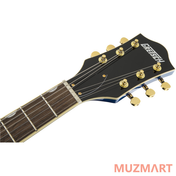 Gretsch G5655TG Electromatic Center Block Jr. Single-Cut with Bigsby, Azure Metallic Полуакустическая электрогитара