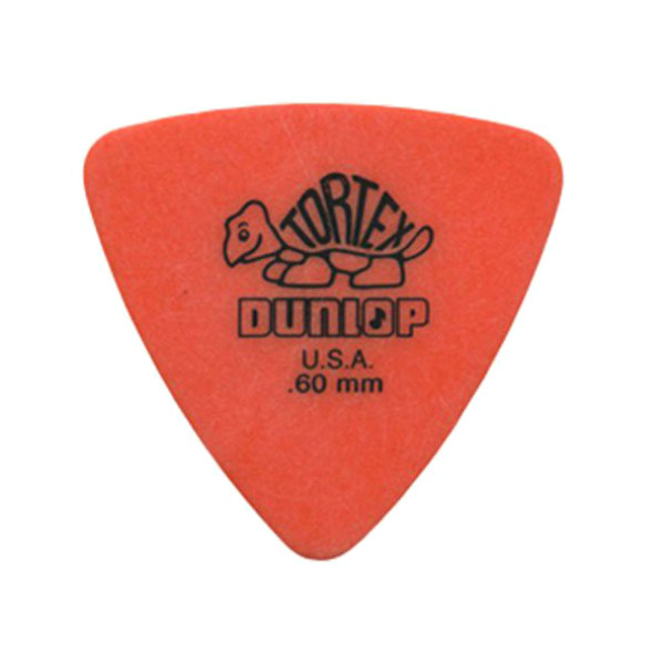 Dunlop 431P.60 Tortex Triangle Медиаторы 6шт, 0,60мм, треугольные