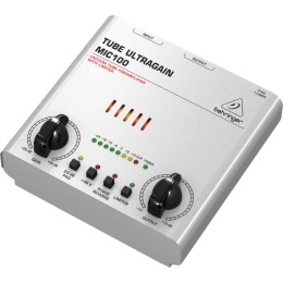 Behringer Tube Ultragain MIC100 Ламповый микрофонный линейный предусилитель с лимитером