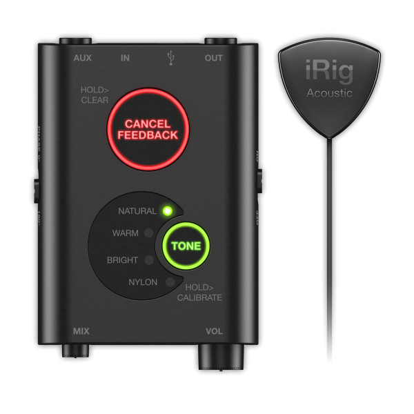 IK Multimedia iRig Acoustic Stage микрофонная система для акустической гитары