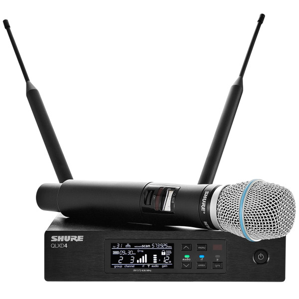 Shure QLXD24E/B87A G51 вокальная радиосистема с ручным передатчиком