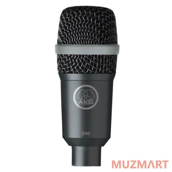 AKG D40 Динамический инструментальный микрофон для духовых, барабанов, перкуссии и гитарных комбо