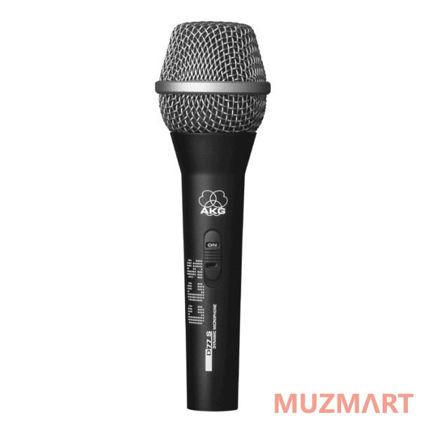 AKG D77S XLR Вокальный динамический кардиоидный микрофон с выключателем и шнуром