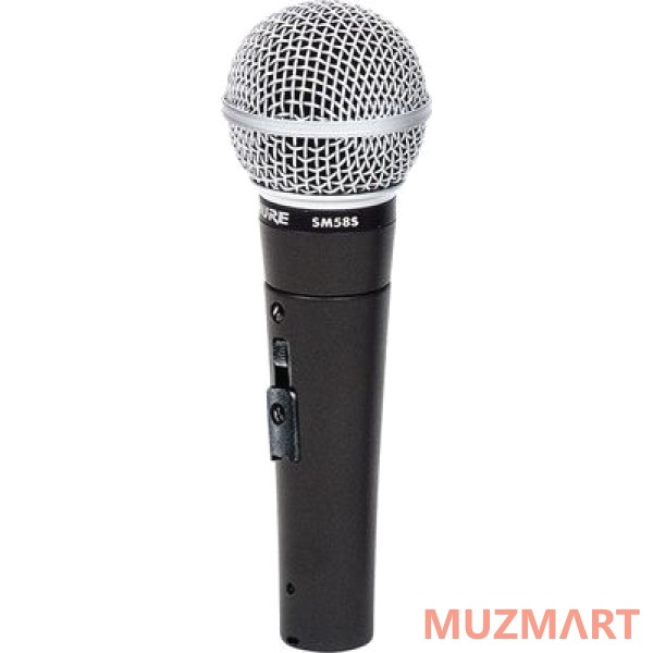 Shure SM58S Вокальный динамический кардиоидный микрофон с выключателем