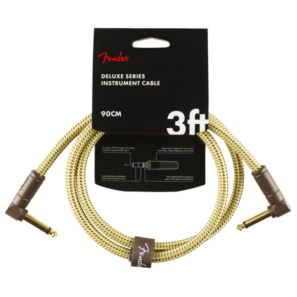 Fender DELUXE 3' INST CABLE TWD Инструментальный кабель
