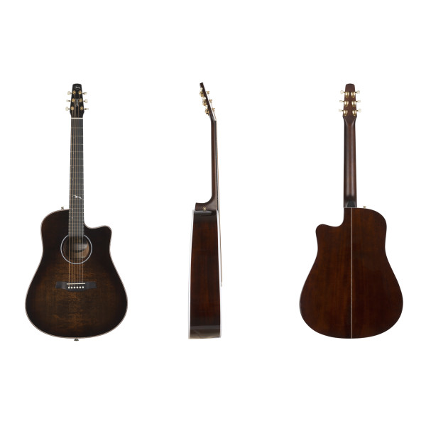 Seagull Artist Peppino Signature CW Bourbon Burst Электроакустическая гитара