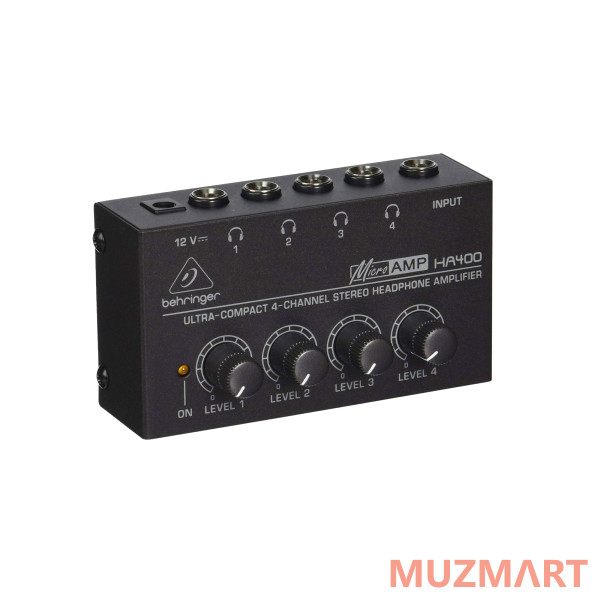 Behringer Microamp HA400 Усилитель для стереонаушников 4-канальный