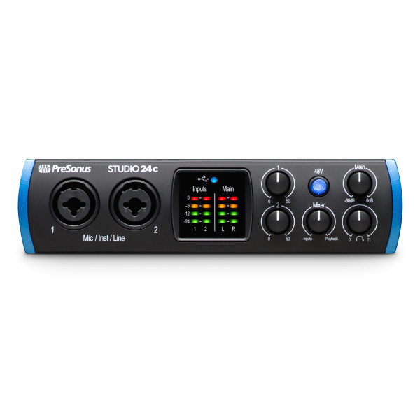 PreSonus Studio 24C MIDI аудио интерфейс