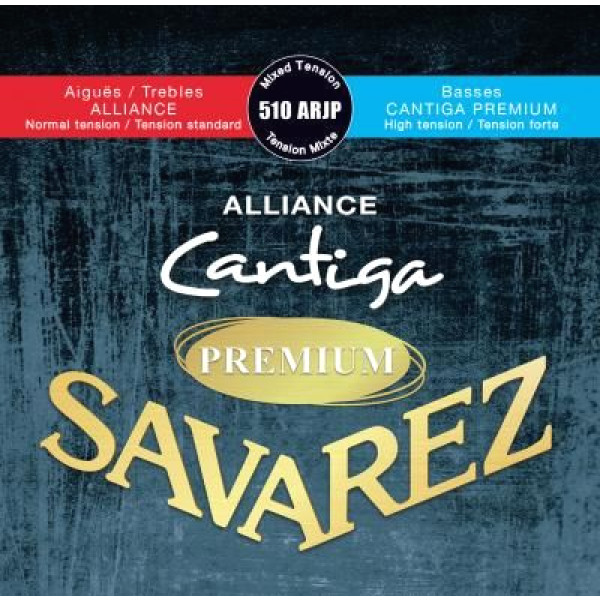 Savarez 510ARJP Alliance Cantiga Red/ Blue Premium Струны для классической гитары